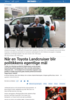 Når en Toyota Landcruiser blir politikkens egentlige mål