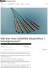Når kan man anbefale akupunktur i helsetjenesten?