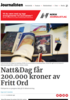 Natt&Dag får 200.000 kroner av Fritt Ord