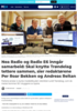 Nea Radio og Radio E6 inngår samarbeid: Skal knytte Trøndelag tettere sammen, sier redaktørene Per Roar Bekken og Andreas Reitan