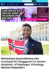 Nettavisen-journalistene sier unnskyld for bloggpost fra Karine Haaland: «Vi beklager til kollega Noman Mubashir»