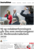 NJ og redaktørforeningen går inn som medarrangører av Medieundersøkelsen 2020