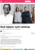 NoA kjøper nytt selskap