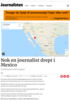 Nok en journalist drept i Mexico