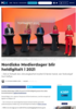Nordiske Mediedager blir heldigitalt i 2021