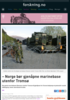 - Norge bør gjenåpne marinebase utenfor Tromsø