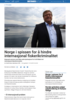 Norge i spissen for å hindre internasjonal fiskerikriminalitet