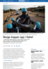 Norge trapper opp i Sahel
