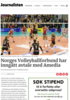 Norges Volleyballforbund har inngått avtale med Amedia