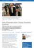 Norsk bistand etter Global Disability Summit