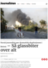Norsk journalist nær dramatisk eksplosjonen i Beirut: - Så glassbiter over alt