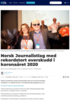 Norsk Journalistlag med rekordstort overskudd i koronaåret 2020