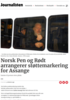 Norsk Pen og Rødt arrangerer støttemarkering for Assange