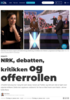 NRK, debatten, kritikken og offerrollen