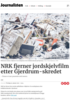 NRK fjerner jordskjelvfilm etter Gjerdrum-skredet