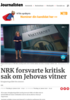 NRK forsvarte kritisk sak om Jehovas vitner