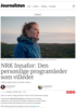 NRK Innafor: Den personlige programleder som villeder