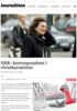 NRK-korrespondent i viruskarantene