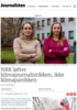 NRK løfter klimajournalistikken, ikke klimapanikken