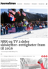 NRK og TV 2 deler skiskytter-rettigheter fram til 2026