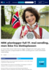 NRK planlegger full 17. mai-sending, men ikke fra Slottsplassen