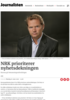 NRK prioriterer nyhetsdekningen