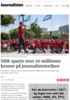 NRK sparte over 20 millioner kroner på journaliststreiken