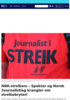 NRK-streiken: - Spekter og Norsk Journalistlag krangler om streikebryteri