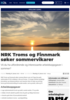 NRK Troms og Finnmark søker sommervikarer