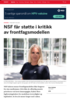 NSF får støtte i kritikk av frontfagsmodellen