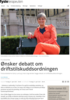 Ønsker debatt om driftstilskuddsordningen