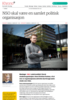 NSO skal være en samlet politisk organisasjon