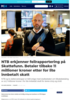 NTB erkjenner feilrapportering på Skattefunn. Betaler tilbake 11 millioner kroner etter for lite innbetalt skatt