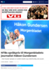 NTBs språkpris til Morgenbladets journalist Håkon Gundersen
