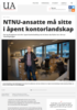 NTNU-ansatte må sitte i åpent kontorlandskap