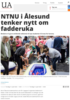 NTNU i Ålesund tenker nytt om fadderuka