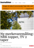 Ny merkevaremåling: NRK topper, TV 2 taper