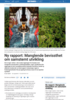 Ny rapport: Manglende bevissthet om samstemt utvikling