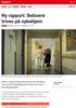 Ny rapport: Beboere trives på sykehjem