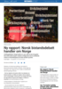 Ny rapport: Norsk bistandsdebatt handler om Norge