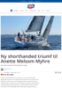 Ny shorthanded triumf til Anette Melsom Myhre