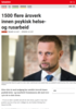 Nyheter 1500 flere årsverk innen psykisk helse- og rusarbeid