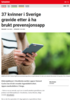 Nyheter 37 kvinner i Sverige gravide etter å ha brukt prevensjonsapp