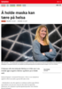 Nyheter Å holde maska kan tære på helsa