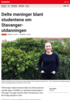 Nyheter Delte meninger blant studentene om Stavanger-utdanningen