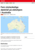 Nyheter Fem mistenkelige dødsfall på eldrehjem i Australia