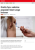 Nyheter Gratis hpv-vaksine populær blant unge kvinner