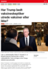 Nyheter Har Trump bedt vaksineskeptiker utrede vaksiner eller ikke?