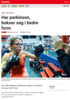 Nyheter Har parkinson, bokser seg i bedre form