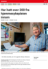 Nyheter Har hatt over 200 fra hjemmesykepleien innom